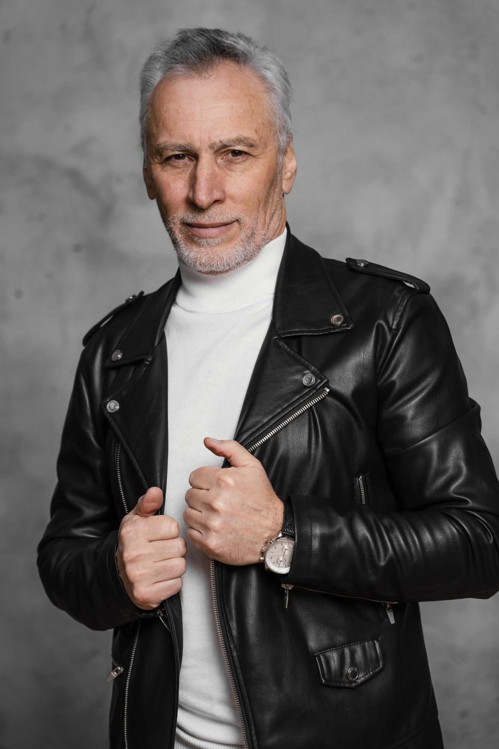 Men’s Leather Jacket LJ01