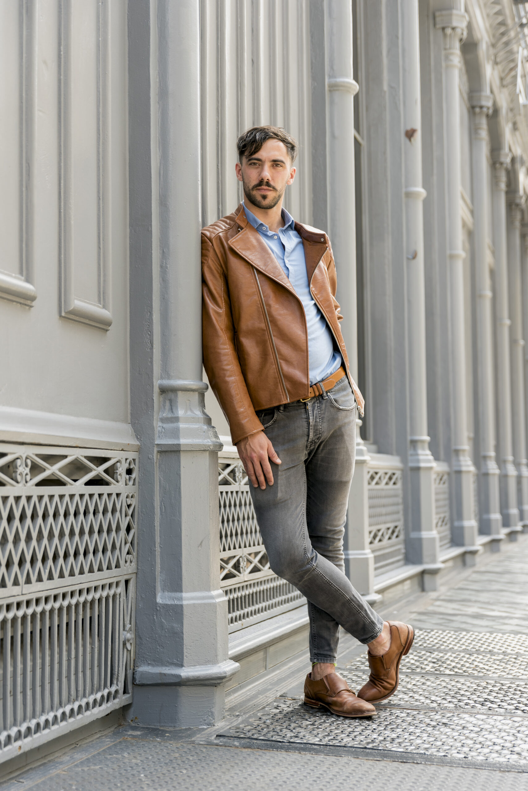 Men’s Leather Jacket LJ04