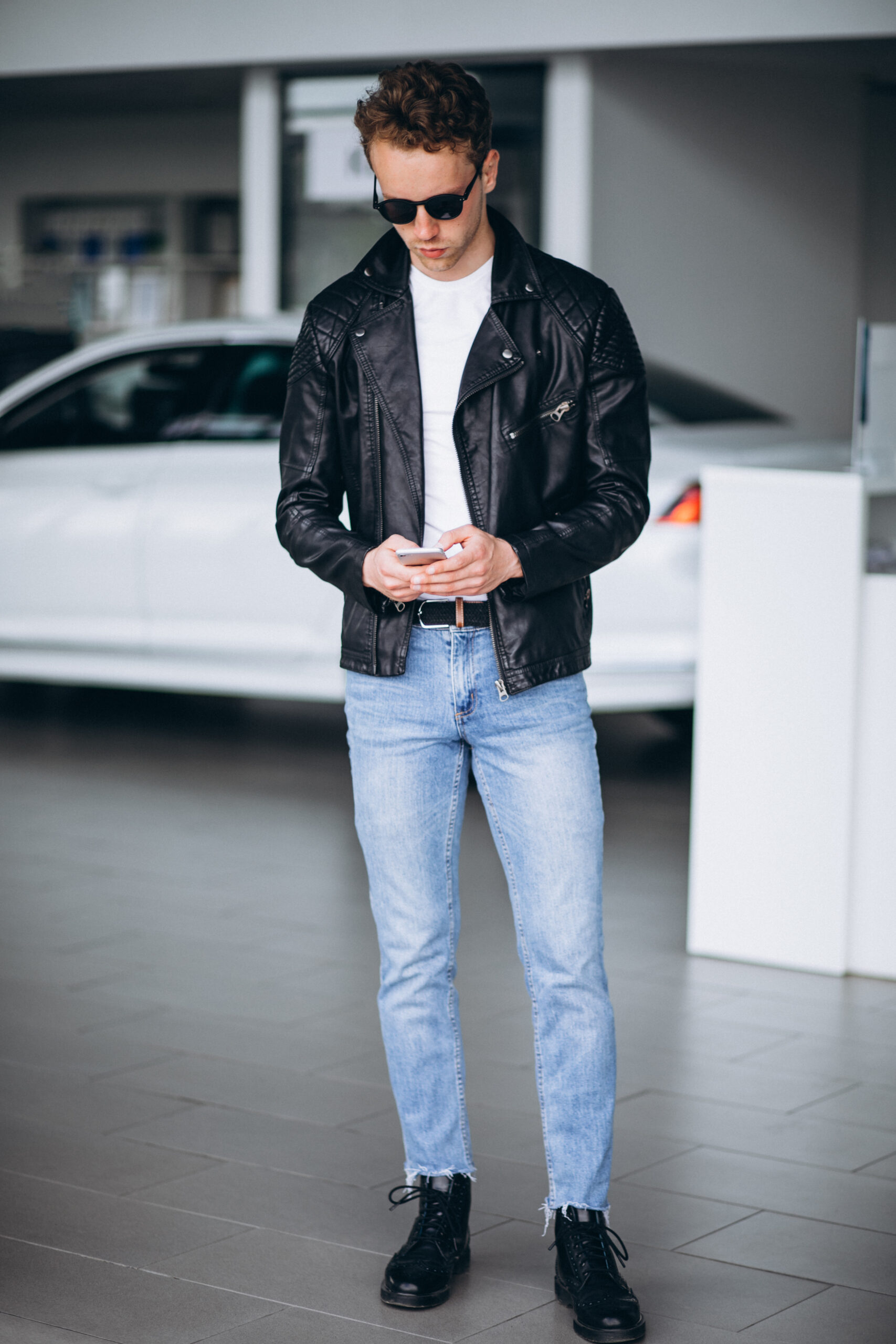 Men’s Leather Jacket LJ03