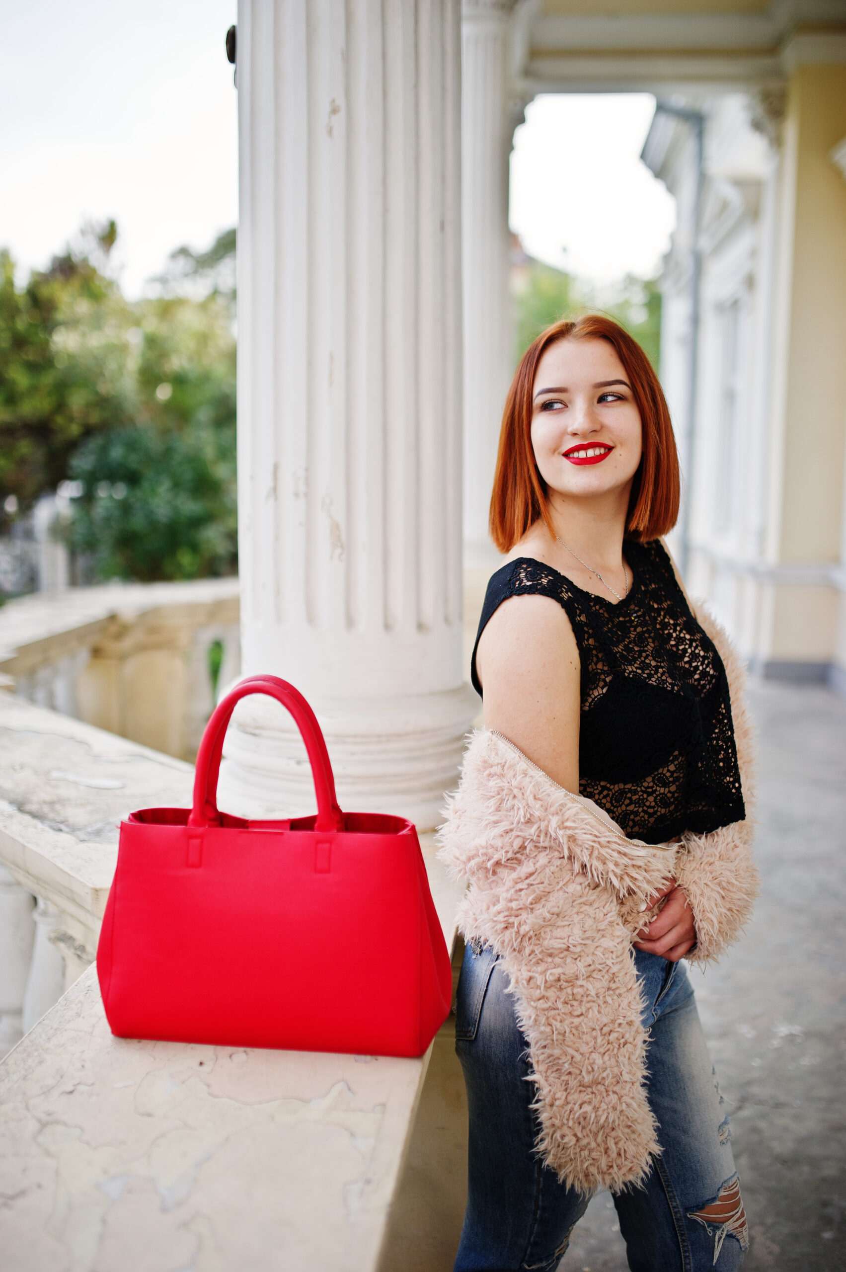 Ladies Leather Hand Bag HB02